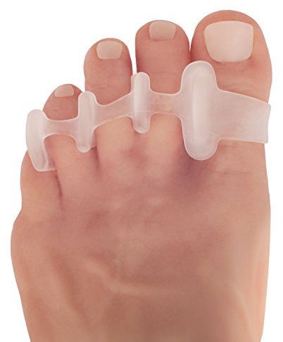 Dr. Frederick's Original Gel Toe Spreaders - 2 ct - Soft Toe Spacers for Bunions & Overlapping Toes - Pain Relief Orthotic for Men & Women - One Size