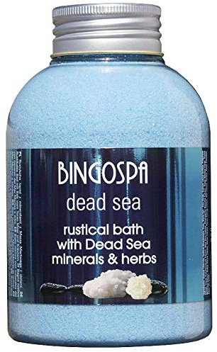 BINGOSPA Dead sea - Bagno rustico con sale del Mar Morto, schiuma per l'idratazione della pelle, rigenerazione della pelle - 620 g