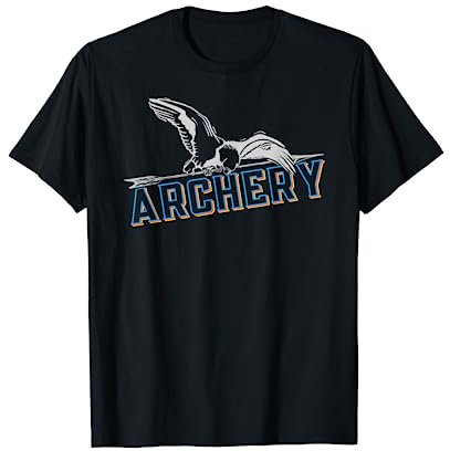 Sportpfeil für Bogenschießen sportliche Kleidung, Bogensport T-Shirt