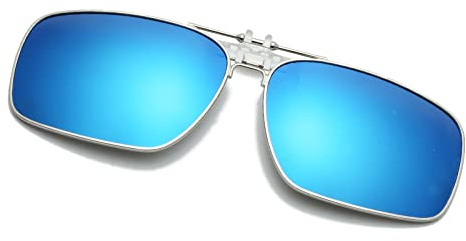 Long Keeper Sonnenbrillen Clip Polarisiert - Sonnenbrillen Aufsatz Brille, polarisierte Clip On sonnenbrille aufsatz für brillenträger Damen Herren