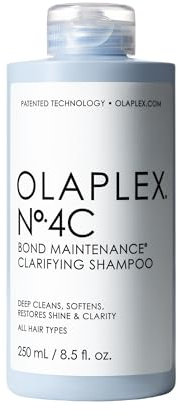 Olaplex Nº. 4C Bond Maintenance Clarifying Shampoo: Removes Buildup & Restores Vibrant Hair | Deep Cleanses without Stripping | For Coily, Curly, Straight, and Wavy, 8.5 fl oz