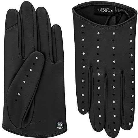Roeckl Damen Tacoma Touch Handschuhe, Black, 7
