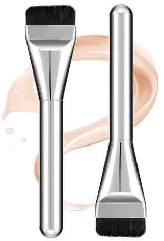 Giantree Super Thin Liquid Foundation Brush Set - Traceless Makeup Brush for Cream Foundation and Concealer