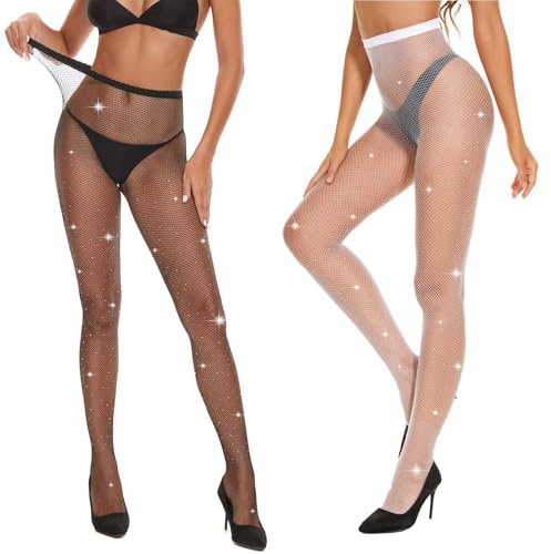 Ycfish Collants d'Halloween serrés en toile d'araignée, collants noirs en toile d'araignée pour femmes, décorations d'Halloween, collants en résille transparente pour femmes, fêtes, costumes