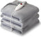 ALLJOY Heated Electric Blanket Throw, 200 x 180cm Large Heated Throw Blanket with 6 Heat Levels, Auto Off, Overheat Protection, LCD Display, Soft and Fast Heating for Home Office Use, Machine Washable