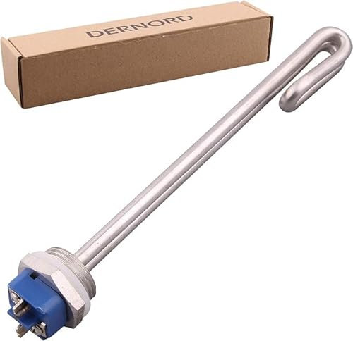DERNORD 1 pollice 220 V 2000 W elemento riscaldante corto pieghevole BSP filettatura in acciaio inox flangia