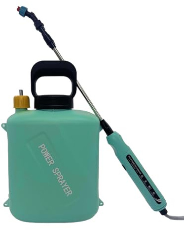 Pulverizador eléctrico de mochila de 6 litros de capacidad, sistemas recargables, correa acolchada ajustable para jardinería profesional, cuidado de plantas, carga USB, pulverizador de agua de jardín