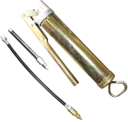 Dispositivo manuale per l'applicazione di lubrificanti, pressa lubrificante per carichi pesanti con impugnatura a pistola, kit di pressa lubrificante con impugnatura a pistola, applicatore