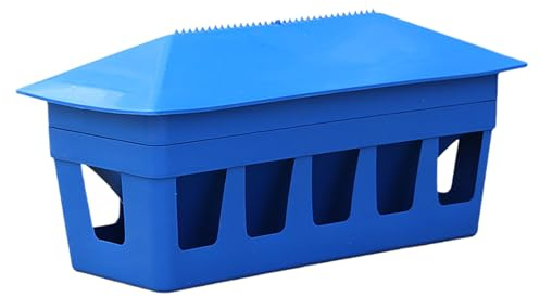 Kelisdi Alimentador de palomas de alta eficiencia que proporciona dispensación automática de alimentación para múltiples usos de aves y dispensador de alimentación automática de 7 libras de capacidad