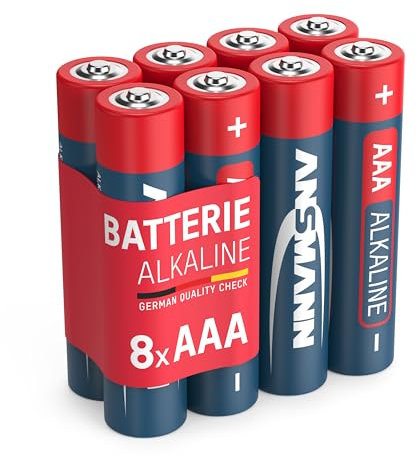 ANSMANN Red 5015360 Lr03 Micro 8X Alcaline Aaa Batteria Alcaline