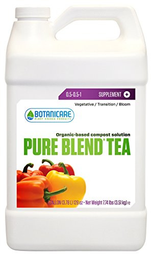 Botanicare Pure Blend Tea, Supplemental Nutrient, 0.5-0.5-1.0, 1 gal.