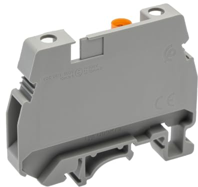Phoenix Contact UGSK/S + GS Anschlussklemmenblock 1 Grau, 0.14mm², 2.5 mm², 500V Schraubbefestigung, Packung a 50 Stück