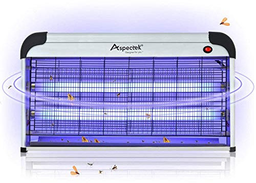 Aspectek Anti-Mückenlampe 40W UV insektenvernichter elektrisch, Schädlingsbekämpfer Gegen Lebensmittelmotten,Speisemotten, Küchenmotten, Mücken,fliegende Insekten in Küche,Garten, Chemiefrei