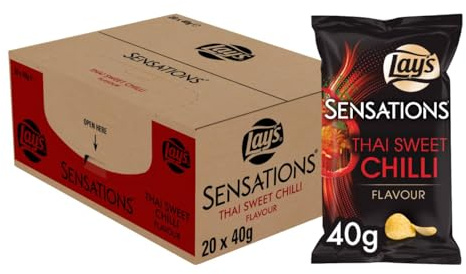 Lay's sensaciones de chile dulce 40 gr 20x | Peso total 800 gr