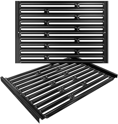 Broilmann 7523 38,1 cm Grillroste für Weber Genesis Silver A, Spirit 500, Spirit E-210, Spirit S-200/210, Porzellan-emaillierte Grillrostroste, 7521 7522 65904 65905
