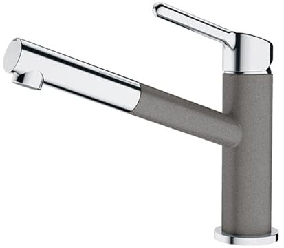 Franke 115.0623.141, Küchenarmatur Orbit pull-out, Chrome/Stone grey