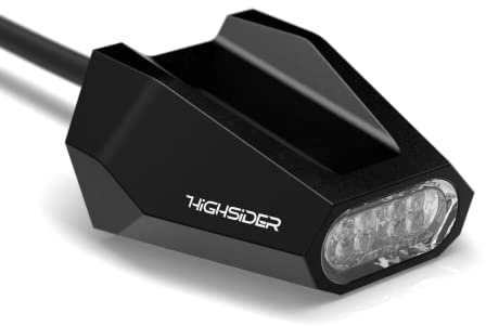 HIGHSIDER Split-V Motorrad LED Rücklicht mit Kennzeichenbeleuchtung, E-geprüft (Stück)