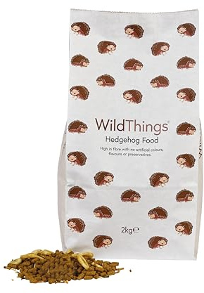 WildThings Hedgehog Food, Luxury Blend - High in Fibre with No Artifical Additives, Tasty & Crunchy Nuggets with Dried Fruit (2kg)
