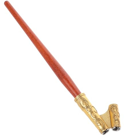 Lurrose Dip-pen-halter Kalligraphie- Federn Zum Zeichnen Mit Tusche Stifthalter Schräger Kalligrafiestift Caligraph Pen Stifte Zum Schreiben Tauchen Federhalter Metall Holz Student Tinte