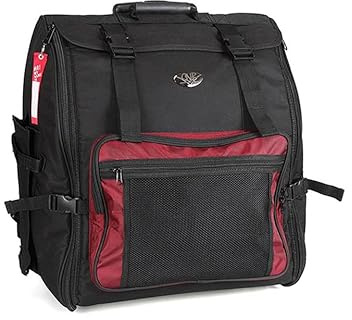 Leuchtklang Akkordeon Trolley Rucksack für 48 Bass Akkordeon GigBag Tasche