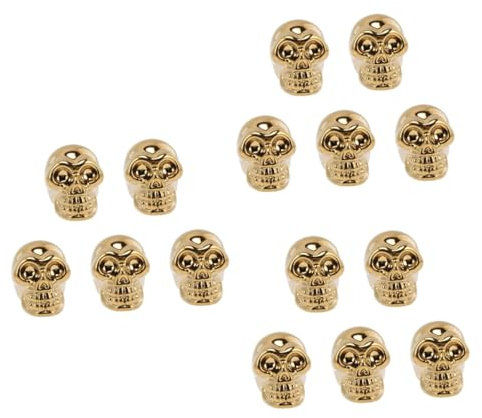 TOPBATHY 15 STK -Dekoration Künstliche Steingartenlandschaft Fischglas-skulptur Figuren Und Statuen Skelettpaarfiguren Halloween-Dekorationen Schädel Fischtopf Kristall