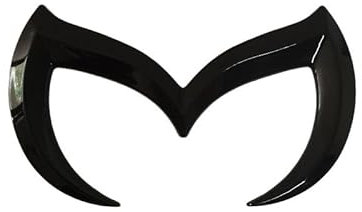 DLGJZS Auto Karosserie Embleme für Mazda RX-8 2005-2012,ABS Zeichen Logo Aufkleber Badge Motorhaube und Kofferraum Namensschild Car Styling Zubehör 2er-Pack,A