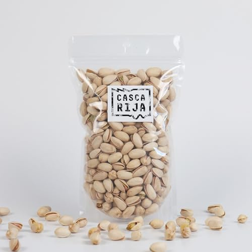 CASCA RIJA: Pistacho con Cáscara Natural 500g | Sin Aceite, Sin Conservantes y Sin Sal Añadido | 100% Natural, Vegano