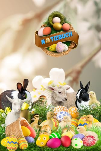 Notizbuch Ostern Osterhase Zeichenbuch Ostereier Skizzenbuch Hasen Osterfeuer Fotoalbum Osternest Dekoration Geschenkbuch Osterbräuche Kücken ... Osterlamm Tagebuch Ostersonntag A09A