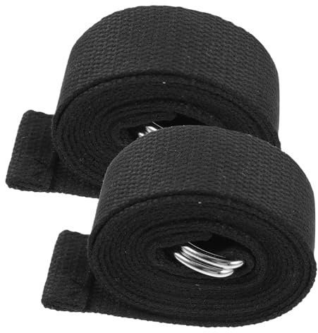 Sosoport 2stücke Yogagurt Aus Stabilem Material Langlebiges Fitnessband Für Täglichen Gebrauch Professionelles Yogaband Für Bein Training Mehrzweck-fitnessband Als Trainingsmattenhalter
