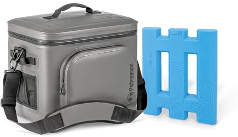 Petromax Kühltasche - Isolierte Picknicktasche & Outdoor-Kühlbox, Grau