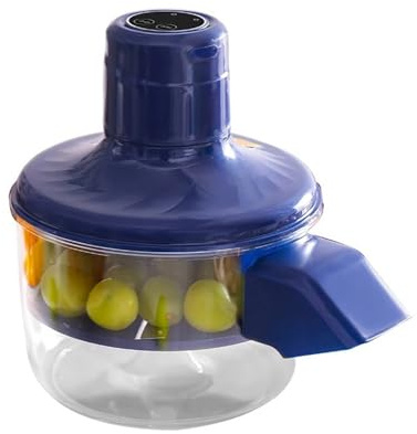 Sbucciatore elettrico automatico for frutta, macchina intelligente for sbucciare uva/pomodoro/aglio, portatile e senza fili, for cucina veloce in casa(MY-011-1500mAh)