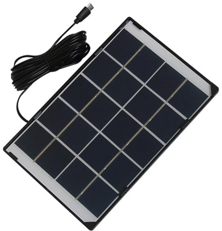 Cargador De Panel Solar | Banco de Energía Solar de 30W 5V Tipo-C | Cargador Rápido para Teléfonos Móviles | para Cámara Linterna Ventilador Apagón Tienda Senderismo Camping Viaje Coche Picnic
