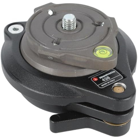Manfrotto 438 3/8 Ball Kamera Nivellierer – 3502, Schwarz