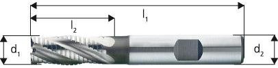 Forum Schaftfräser D844K HSSE 14,00 mm NF, 4317784827096