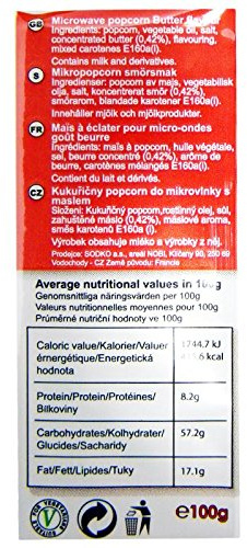 Eazy Pop - Butter-Popcorn - 2 x 100 g