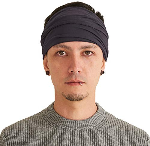 CHARM Stirnband Herren Bandana & Damen Kopftuch | Herren Hair Band, Headband Men, Frauen Haartuch, Piraten Haarband für Männer, Sport