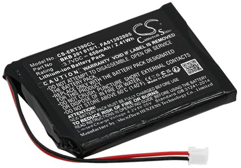 CS-ERT390CL Battery 650mAh compatible with [Mitel] 5602, 5603, 5613, 5614, for [Aastra] 660177, 660177/R1C, for [Ascom] 9D41, D41, D43, i63 Talker, R1D, WH2-AAAA, for [Swyx] D210, D215, for [Avaya] D