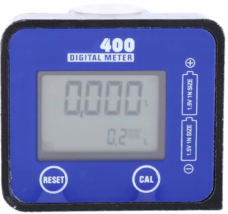Digitaler LCD-Durchflussmesser 1/2 aus Aluminiumlegierung für hochviskose Flüssigkeiten wie Benzin