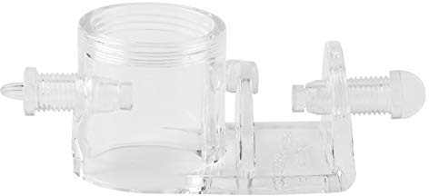 HEEPDD Aquarium Hose Clip Tube Holder, Sturdy Acrylic Clamp for Fish Tank Water Pipe PH Detector Holder for 22mm Dia
