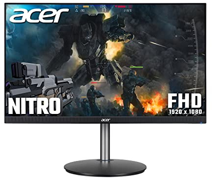 acer Nitro XF273Sbmiiprx - Monitor da gioco Full HD da 27 pollici (pannello IPS, FreeSync Premium, 165 Hz (OC), HDR 10, regolabile in altezza, 0,5 ms, DP, HDMI, nero, esclusiva Amazon