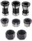 8 pcs Router Bit Collet Adapter for Engraving Machine Electric Router Clamp Adapter 6mm 6.35mm 8mm + 2pcs(Nut) for Engraving Machine, Wood Router, Trimming Engraving Machine