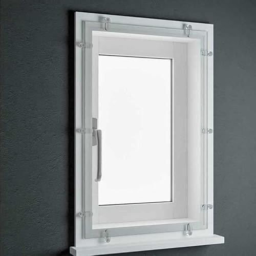 Acrylglasplatte Transparent 4 mm - Rechteck in Abmessungen von 10x10 cm bis 110x230 cm. UV-beständig, hochwertiges PMMA, Schutzfolie an beiden Seiten, ohne scharfe Kanten.