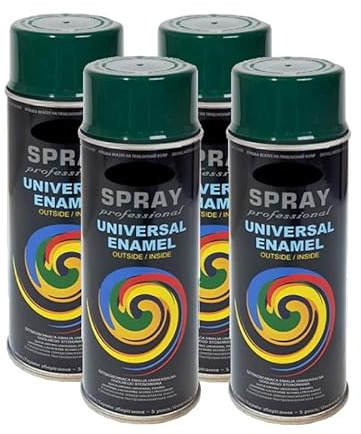 VE-INDUSTRIES 4x LACKSPRAYS CC nach RAL 400ml RAL 6005 Moosgrün
