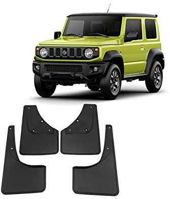 Parafanghi per Auto Paraspruzzi per Suzuki Jimny 2019-2022 Kit parafanghi Anteriori Posteriori Parafanghi per Pneumatici Parafanghi Paraspruzzi 4-PC Protezione Completa Accessori Auto, Spugna per