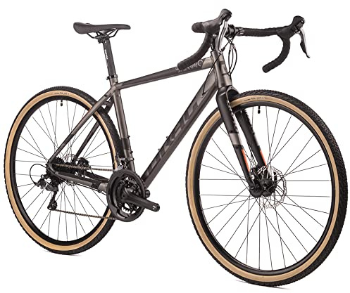 Airtracks 28 Zoll Herren Gravel Bike STERRATO 3.0 Fahrrad 2 x 8 Gang Shimano Claris RD-R2000 8-Fach - Rahmenhöhen 49 cm, 52 cm und 5 5cm - Modell 2026