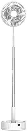 XUEMEIZI Ventola Ricaricabile Portatile da 8, Altezza Regolabile, Ventola Pieghevole, Piccola Ventola da Terra Silenziosa, Potente Ventola da Scrivania USB for Campeggio, Picnic, Ufficio A Casa
