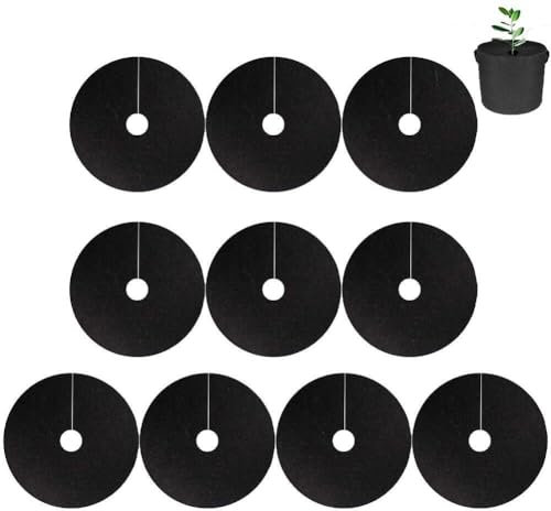 Vlies-Baummulch-Ring, Unkrautbarriere, verdickte Schutzmatte, Pflanzenschutz, Anti-Gras-Gartenstoff, Unkrautbekämpfung