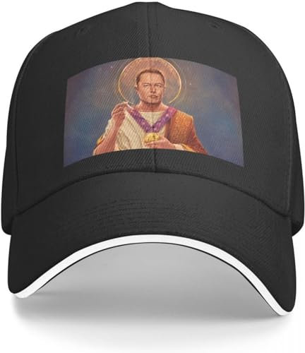 Baseballkappe Hip Hop Sonnenhut Heiliger Elon von Musk Elon Musk Originalgemälde Baseballkappe Thermovisier Vintage Damen Strandhut Männer Geburtstagsgeschenk für Männer Frauen