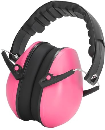 FATASH Kids Noise Cancelling Ear Muffs | Adjustable Noise Reduction up to 26dB Hearing Protection Headband | Soft Soundproof Autism Headphones | Safety Earmuffs for Travel, Festivals & More Ages 2-14