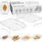 Heißluftfritteuse Zubehör Stapelbar, Grillrost #304 Edelstahl, Airfryer Zubehör für Dual Zone 7,6L–10,4L, Kompatibel mit Ninja, Cosori, Russell Hobbs, andere Doppelkammer Airfryer (2er-set)